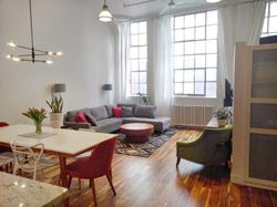 Living & Dining Room at 512 - 245 Carlaw Avenue, South Riverdale, Toronto
