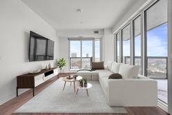 Living Room Virtually Staged at 1409 - 30 Inn On The Park, Banbury-Don Mills, Toronto