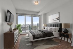 Primary Bedroom Virtually Staged at 1409 - 30 Inn On The Park, Banbury-Don Mills, Toronto