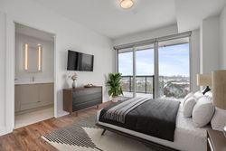 Primary Bedroom Virtually Staged at 1409 - 30 Inn On The Park, Banbury-Don Mills, Toronto