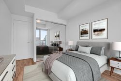 Bedroom Virtually Staged at 1409 - 30 Inn On The Park, Banbury-Don Mills, Toronto