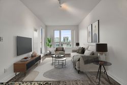 Living Room Virtually Staged at 520 - 277 South Park Road, Commerce Valley, Markham