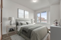 Primary Bedroom Virtually Staged at 520 - 277 South Park Road, Commerce Valley, Markham