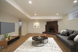 Recreation Room Virtually Staged at 15 Oldborough Circle, Don Valley Village, Toronto