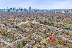 Aerial at 72 Bessborough Drive, Leaside, Toronto