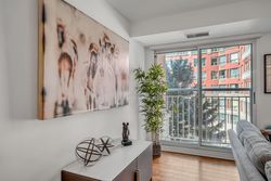 Living Room at 411 - 18 Concorde Place, Banbury-Don Mills, Toronto