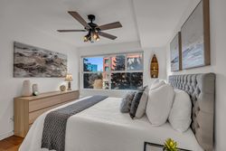 Primary Bedroom at 411 - 18 Concorde Place, Banbury-Don Mills, Toronto