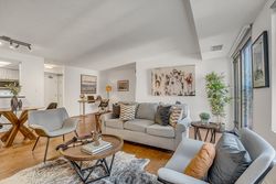 Living Room at 411 - 18 Concorde Place, Banbury-Don Mills, Toronto