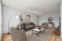Living Room Virtually Staged at 405 - 1801 O'connor Drive, Victoria Village, Toronto