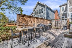 Backyard at 473 Hillsdale Avenue E, Mount Pleasant East, Toronto