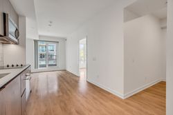 Kitchen & Living Room at 430 - 150 Logan Avenue, South Riverdale, Toronto