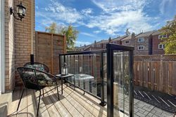 Backyard at 36 Lount Street, Greenwood-Coxwell, Toronto