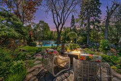 Backyard Twilight Simulation at 14 Squirewood Road, Pleasant View, Toronto
