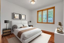 Bedroom Virtually Staged at 18 Verlaine Place, Bendale, Toronto