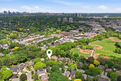 Aerial at 34 Addison Crescent, Banbury-Don Mills, Toronto