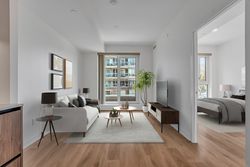 Living Room Virtually Staged at 430 - 150 Logan Avenue, South Riverdale, Toronto