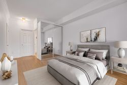 Primary Bedroom Virtually Staged at 801 Lawrence Avenue E, Banbury-Don Mills, Toronto