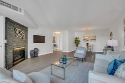 Living Room at 310 - 18 Concorde Place, Banbury-Don Mills, Toronto