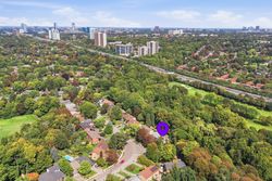Aerial at 155 Three Valleys Drive, Parkwoods-Donalda, Toronto