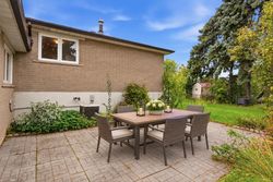 Virtually Staged Backyard  at 50 Killamarsh Drive, York University Heights, Toronto