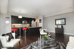 Living Room & Kitchen at 405 - 85 The Donway W, Banbury-Don Mills, Toronto