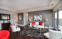 Living Room at 405 - 85 The Donway W, Banbury-Don Mills, Toronto