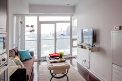 Living Room at 4609 - 12 York Street, Waterfront Communities C1, Toronto
