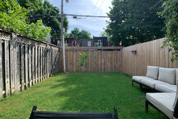 Backyard at 21 Berkshire Avenue, South Riverdale, Toronto