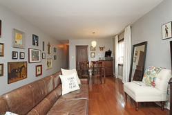 Living & Dining Room at 21 Berkshire Avenue, South Riverdale, Toronto