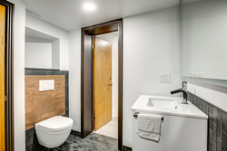 Powder Room at 97 Denlow Boulevard, Banbury-Don Mills, Toronto