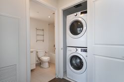 Stacked Washer & Dryer at 325 - 2301 Danforth Avenue, East End-Danforth, Toronto