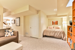 Recreation Room & Guest Bedroom at 131 Barber Greene Road, Banbury-Don Mills, Toronto