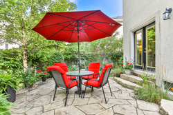 Backyard at 131 Barber Greene Road, Banbury-Don Mills, Toronto