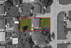 Aerial of Property at 64 Mill Street, Central West, Ajax