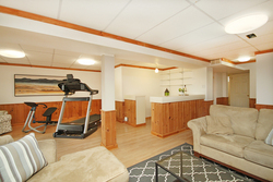 Recreation Room at 10 Mere Court, Victoria Village, Toronto