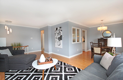 Living & Dining Room at 10 Mere Court, Victoria Village, Toronto