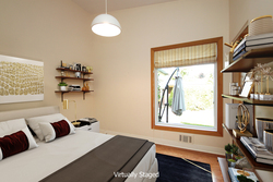 Bedroom Virtually Staged at 25 Greengrove Crescent, Parkwoods-Donalda, Toronto