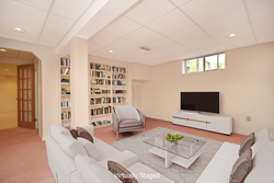 Recreation Room Virtually Staged at 25 Greengrove Crescent, Parkwoods-Donalda, Toronto