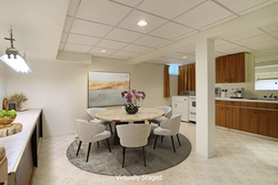 Kitchen Virtually Staged at 25 Greengrove Crescent, Parkwoods-Donalda, Toronto