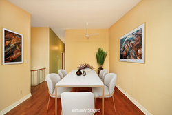 Dining Room Virtually Staged at 25 Greengrove Crescent, Parkwoods-Donalda, Toronto