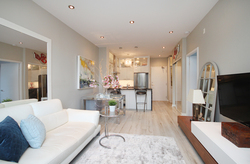Living & Dining Room at 126 - 120 Dallimore Circle, Banbury-Don Mills, Toronto