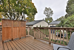 Backyard at 75 Jedburgh Road, Lawrence Park North, Toronto