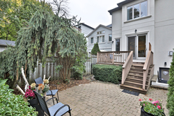 Backyard at 75 Jedburgh Road, Lawrence Park North, Toronto