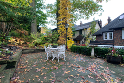 Backyard at 348 Glen Manor Drive, The Beaches, Toronto