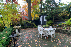Backyard at 348 Glen Manor Drive, The Beaches, Toronto