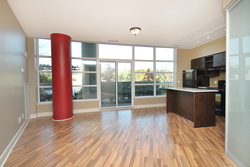 Living Room at 122 - 35 Brian Peck Crescent, Leaside, Toronto