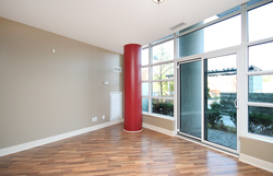 Living Room at 122 - 35 Brian Peck Crescent, Leaside, Toronto