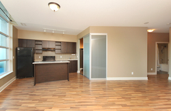 Kitchen at 122 - 35 Brian Peck Crescent, Leaside, Toronto