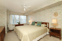 Primary Bedroom at 201 - 18 Concorde Place, Banbury-Don Mills, Toronto