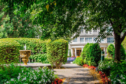 Garden at 201 - 18 Concorde Place, Banbury-Don Mills, Toronto